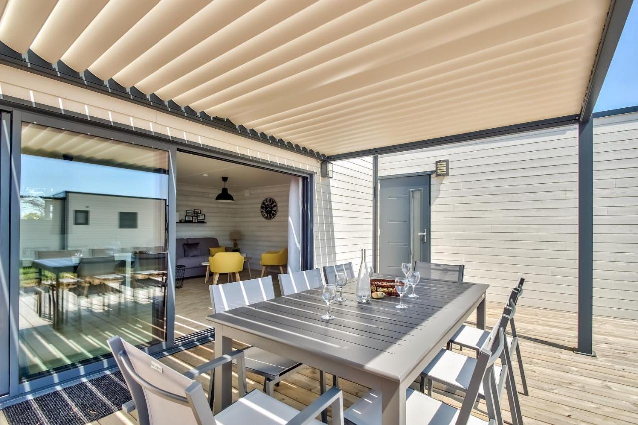 Chalet Pour 8 Dans Residence Avec Piscine Chauffee Brétignolles-sur-Mer Kültér fotó