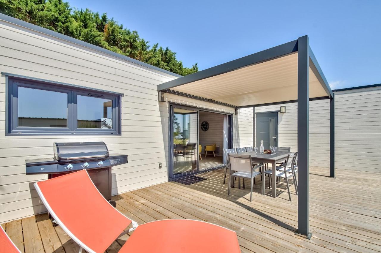Chalet Pour 8 Dans Residence Avec Piscine Chauffee Brétignolles-sur-Mer Kültér fotó