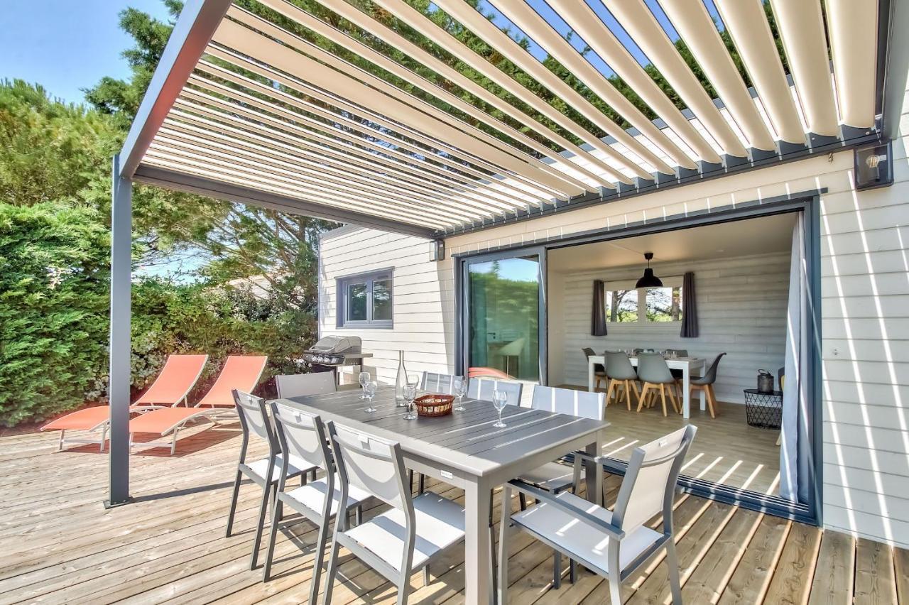 Chalet Pour 8 Dans Residence Avec Piscine Chauffee Brétignolles-sur-Mer Kültér fotó