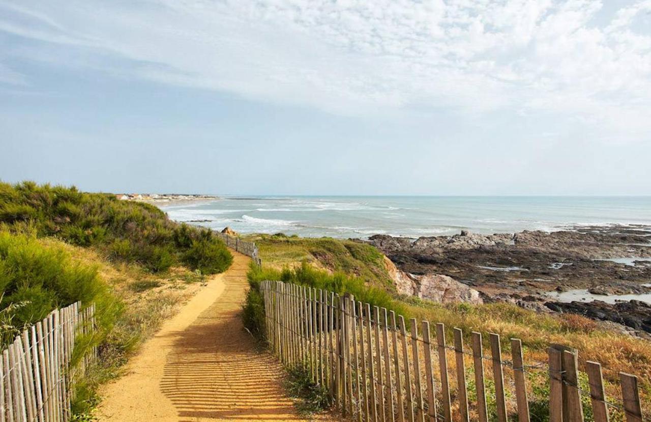 Chalet Pour 8 Dans Residence Avec Piscine Chauffee Brétignolles-sur-Mer Kültér fotó