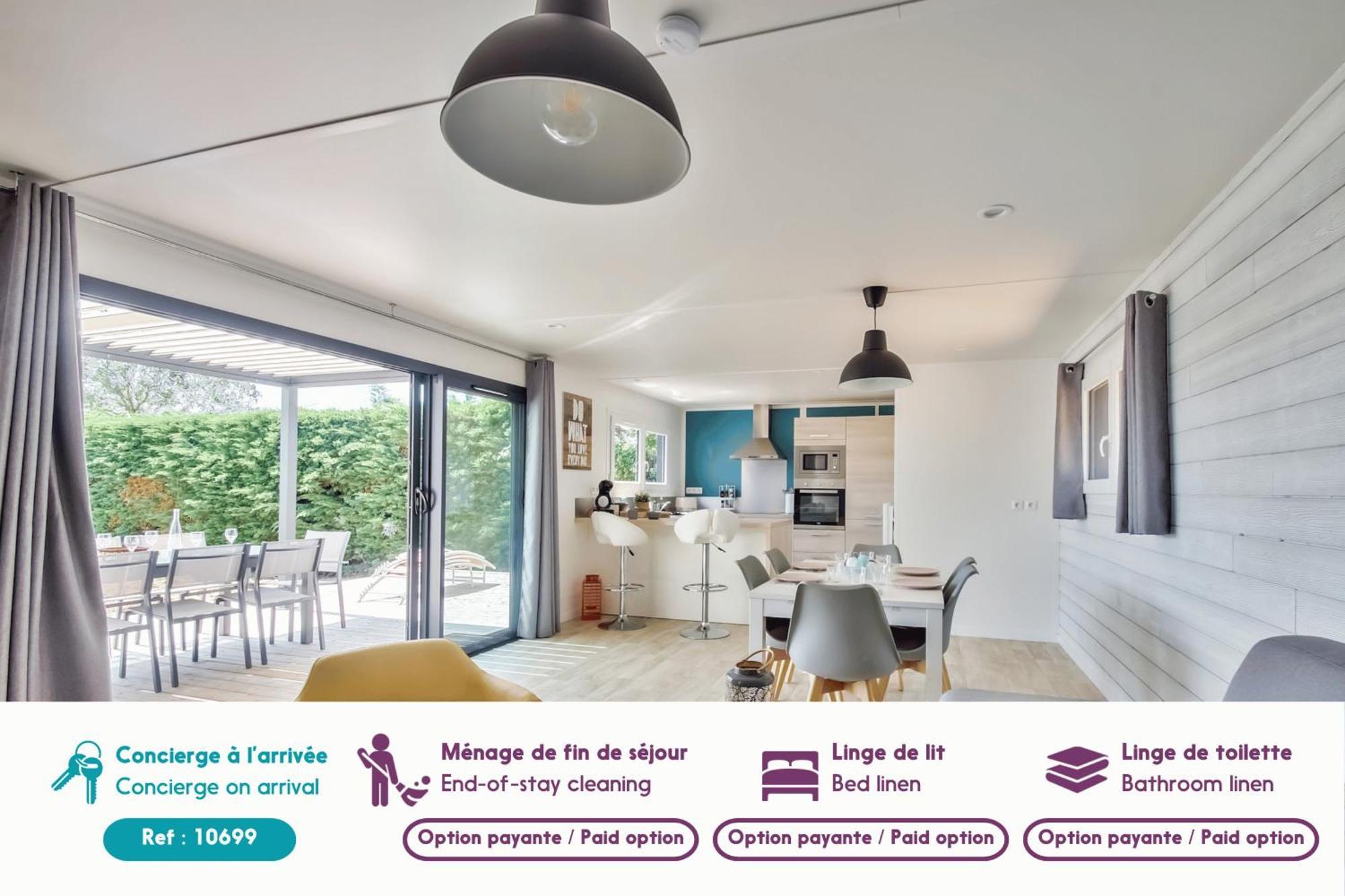 Chalet Pour 8 Dans Residence Avec Piscine Chauffee Brétignolles-sur-Mer Kültér fotó